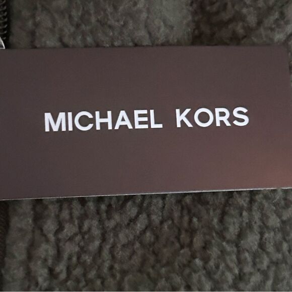 Michael Kors Men's Full Zip Sherpa Vest Olive Green Size XL - Picture 5 of 9
